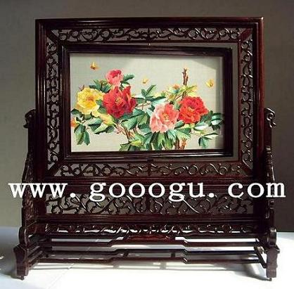 蘇州雙面繡 雙面繡臺(tái)屏