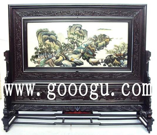 山水蘇繡雙面繡，蘇州雙面繡精品，蘇繡精品欣賞